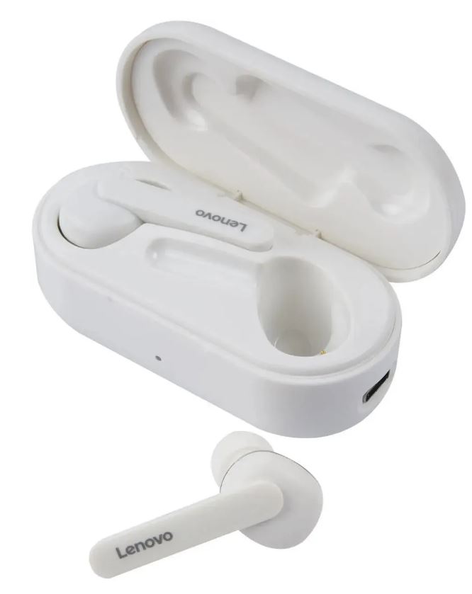 

Гарнитура wireless Lenovo HT28 УТ000023560 внутриканальные белый bluetooth в ушной раковине (1554765), HT28