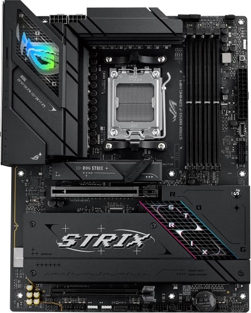 

Материнская плата ATX ASUS ROG STRIX B850-F GAMING WIFI (AM5, AMD B850, 4*DDR5, 2*SATA, 4*M.2, WiFi, BT, 6*USB 3.2, 4*USB 2.0, USB Type-C, 3*PCIe, DP,, ROG STRIX B850-F GAMING WIFI