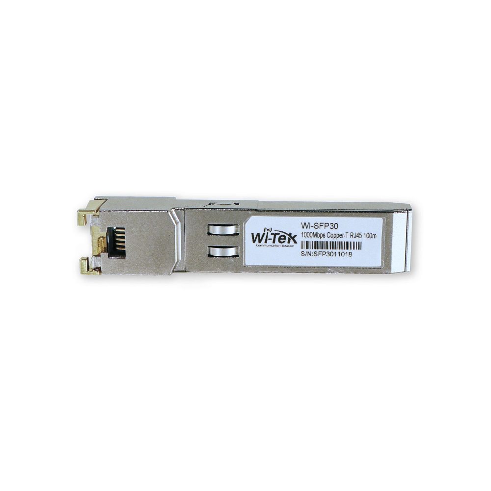 

Модуль SFP+ Wi-Tek WI-SFP30 с интерфейсом RJ45, до 100м, WI-SFP30