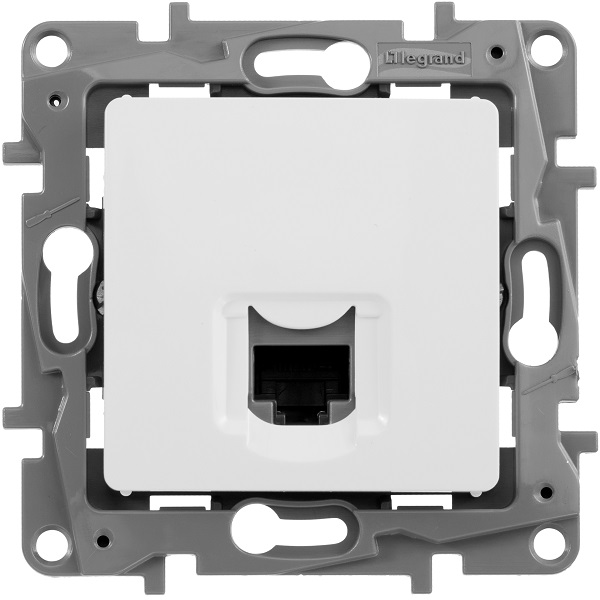 

Розетка Legrand 672241 Etika белая (RJ45) одинарная 5 кат. UTP, 672241