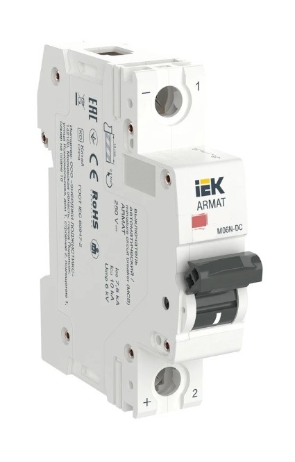 Автоматический выключатель IEK AR-M06N-1-L010DC