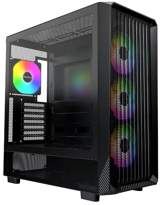 

Корпус ATX Montech X5 Black без БП, USB 2.0, USB 3.0, X5 Black