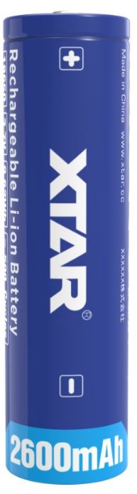 

Аккумулятор XTAR XTAR-ICR18650-26F-PCB Li-ion с защитой (3.6 В, 2600 мАч), XTAR-ICR18650-26F-PCB