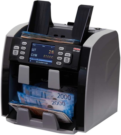

Сортировщик DoCash DC-45F 14841 банкнот автоматический мультивалютный, DC-45F