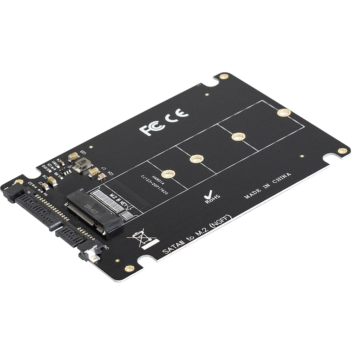 

Переходник Exegate EXE-527 EX283708RUS (M.2 B key - 2.5" SATA, для установки SSD M.2 в отсек 2.5"), EXE-527