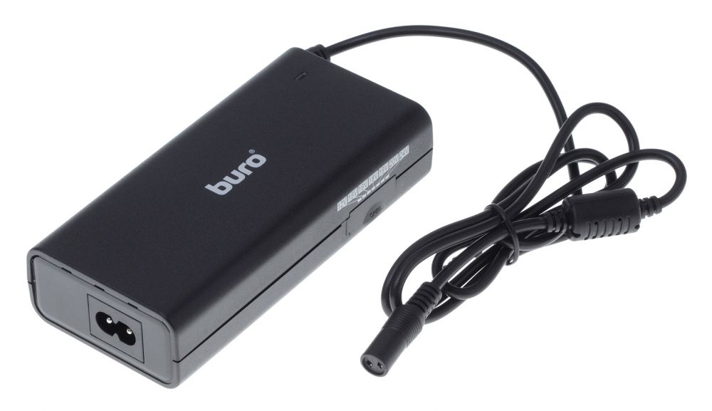 

Адаптер питания для ноутбука Buro BUM-1130M90 ручной 90W 12V-20V 11-connectors 3.75A 1xUSB 1A от бытовой электросети LED индикатор, BUM-1130M90