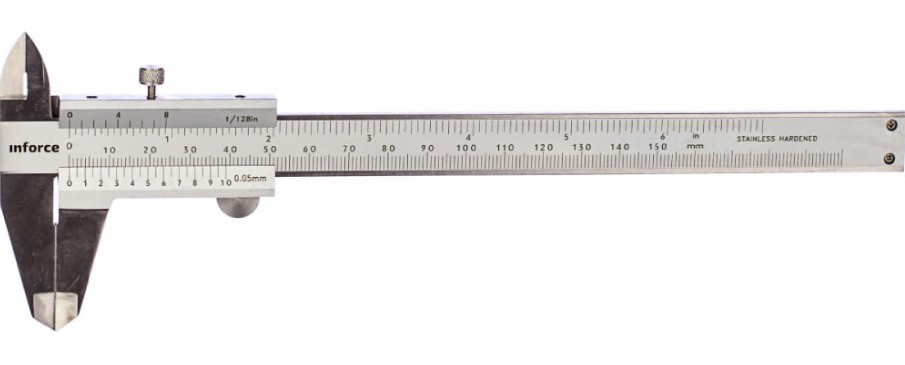 

Штангенциркуль Inforce 06-11-36 0-150мм/0-6"*0.05мм/ 1/128", 06-11-36