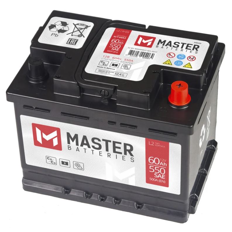 

Батарея MASTER BATTERIES MBA601 Asia 60Ah L+, MBA601
