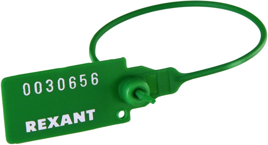

Пломба Rexant 07-6113 пластиковая номерная 220мм зеленая, 07-6113