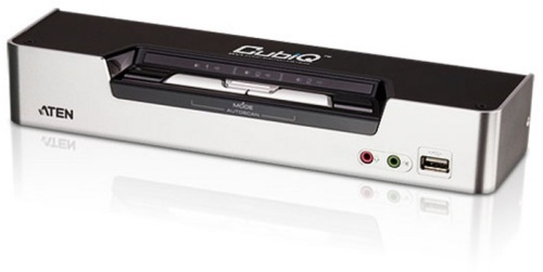 

Переключатель Aten CS1642A-AT-G switch, электронный, VGA/SVGA+KBD+MOUSE+AUDIO, 1> 2 компьютера/блока/порта/port USB с 2 вых.DVI, со шнурами USB/DVI Du, CS1642A-AT-G