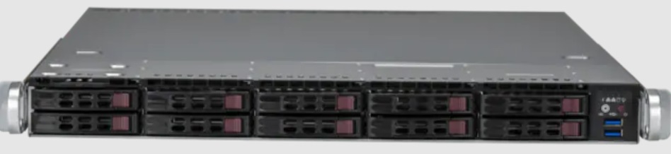 

Серверная платформа 1U Supermicro SYS-110P-WR (LGA4189, C621A, 8*DDR4 (3200), 10*2.5" SATA, M.2, 3*PCIE, 2*Glan, IPMI lan, 2*750W, VGA, COM, 4*USB 3.2, SYS-110P-WR