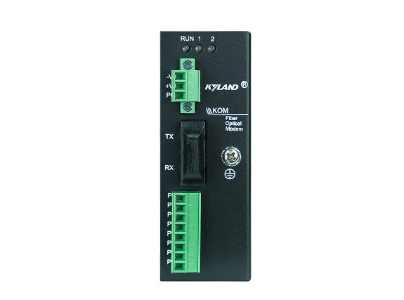 

Конвертер промышленный Kyland KOM200 302110009 1 100Base-FX multi mode fiber port, ST connector, 1310nm, 5km, 1 RS232 serial port, 1 RS422 serial port, KOM200