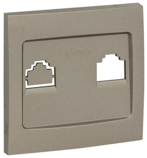 Изображение товара Накладка розетки телефонной EKF EST01-L-034-40