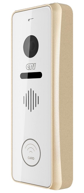 

Вызывная панель CTV CTV-D4002EM для видеодомофона, из алюминиевого сплава, передняя панель из стекла, сенсорное управление, две передних декоративных, CTV-D4002EM