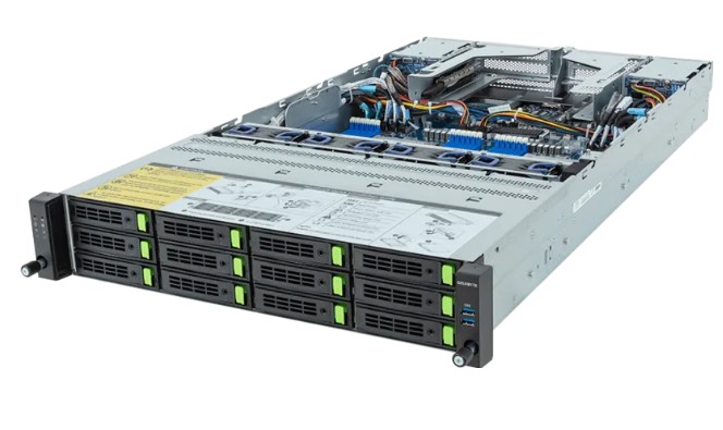 

Серверная платформа 2U GIGABYTE R283-Z94-ACD1 (2*SP5, 24*DDR5 (6400), 12*3,5"/2,5" NVMe/SATA/SAS, 4*2,5" SATA/SAS, 3*M.2, 2*PCIe, 1600W 80+ Platinum,, R283-Z94-ACD1