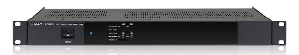 

Усилитель BIAMP REVAMP2120T 912.0653.900/911.0653.900 2-канальный, трансляционный: 2х120Вт (4Ом/100В); 2х60Вт /8Ом. Bridge:120Вт/8Ом. Вх.: 2хRCA/2хEur, REVAMP2120T