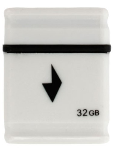 

Накопитель USB 2.0 32GB Gembird GFL-2.0-32mini белый, 15/30MB/s, GFL-2.0-32mini