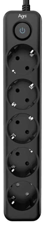 

Сетевой фильтр AGNI TP-FD5E-5m-black 5 розеток, 16А, 4000Вт, 220-250В, 5 м, 3x1,5mm2, черный, TP-FD5E-5m-black