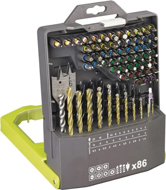

Набор Ryobi Mixed RAK86MIX 5132002699 86 ед, Mixed RAK86MIX