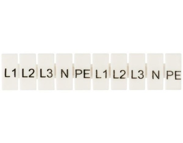 Изображение товара Кабельный маркер EKF zb-st-6-L-1-3 для DIN-рейки