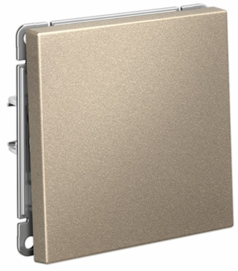 Изображение товара Выключатель кнопочный Systeme Electric GAL000515S золотистый скрытый монтаж