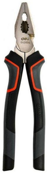 Изображение товара Профессиональные плоскогубцы Deli DL0004 универсальные 180 мм ремесло монтаж