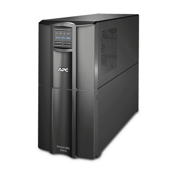 

Источник бесперебойного питания APC SMT3000IC Smart-UPS, Line Interactive, 3kVA, Tower, 230V, 8x IEC C13+2x IEC C19 outlets, SmartConnect Port+SmartSl, SMT3000IC
