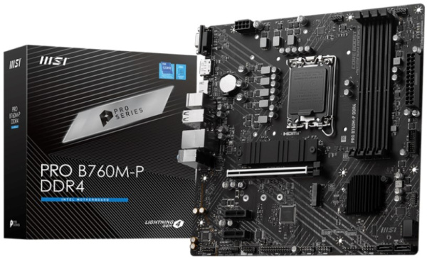 фото Материнская плата mATX MSI PRO B760M-P DDR4 в Уфе