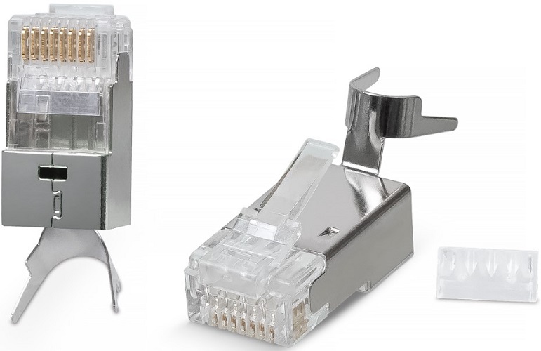 

Коннектор Cabeus 8P8C-SH-C7(1.5)-TWP RJ-45(8P8C) под витую пару, категория 6a/7/7a, экранированный, универсальный (для одножильного и многожильного ка, 8P8C-SH-C7(1.5)-TWP