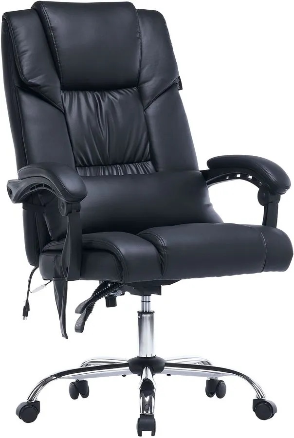 

Кресло Cactus CS-CHR-OC02M-BK черный эко.кожа крестов. сталь, CS-CHR-OC02M-BK