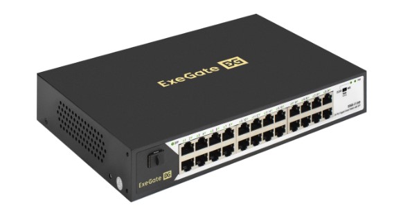 Коммутатор Exegate EDGS-2124D EX301545RUS 25-портовый гигабитный UTP 10/100/1000 Base-T