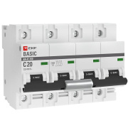 фото Автоматический выключатель  EKF mcb47100-4-20C-bas
