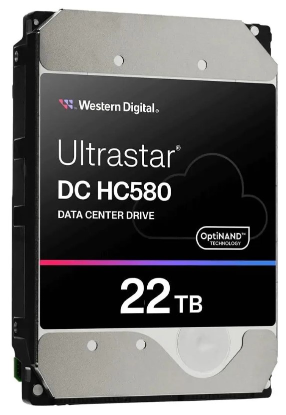 

Жесткий диск 22TB SATA 6Gb/s Western Digital Ultrastar DC HC580 WUH722422ALE6L4 7200rpm, 512MB, 298/284MB/s, Ultrastar DC HC580