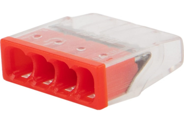 Изображение товара Клемма Rexant 07-3213 4-проводная экспресс, 0.5-2.5 мм2, 100 шт