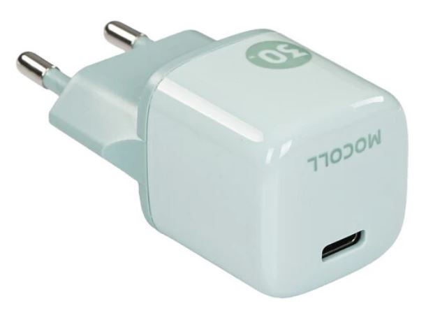 

Зарядное устройство сетевое MOCOLL 30WFG 30W Flash Series Type-C Зелёный, 30WFG