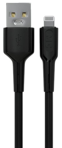 

Кабель More Choice K63i/К63л К63л 2м Black USB 2.4A для Lightning 8-pin ПВХ 2м Black, K63i/К63л