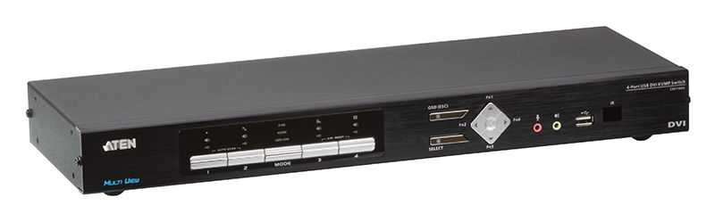 

Переключатель Aten CM1164A-AT-G 4-портовый, USB, DVI, KVMP с функцией Multi-View, CM1164A-AT-G