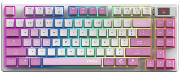 Изображение товара Клавиатура MSI FORGE GK600 TKL W VIOLET RU