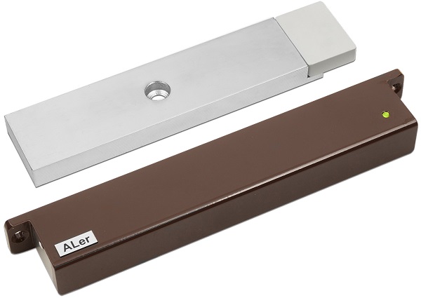 

Замок ALer AL-300 Premium "ALer" с датчиком положения двери, 300 кг удержания, 12 В/0,35 А (коричневый), AL-300 Premium