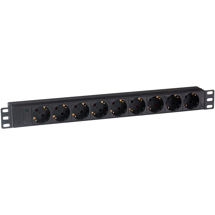 

Блок розеток Exegate ServerPro PDU-19H907 Al-9S-C20 EX280853RUS (19", 1U, Алюминий, 9 Schuko, С20, черный, RTL), ServerPro PDU-19H907 Al-9S-C20