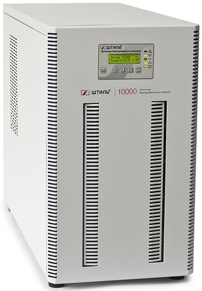 

Источник бесперебойного питания Штиль ST3110L 8000Вт 10000ВА серый, ST3110L