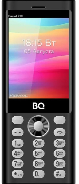 фото Мобильный телефон  BQ 3598 Barrel XXL Black+Silver в Уфе