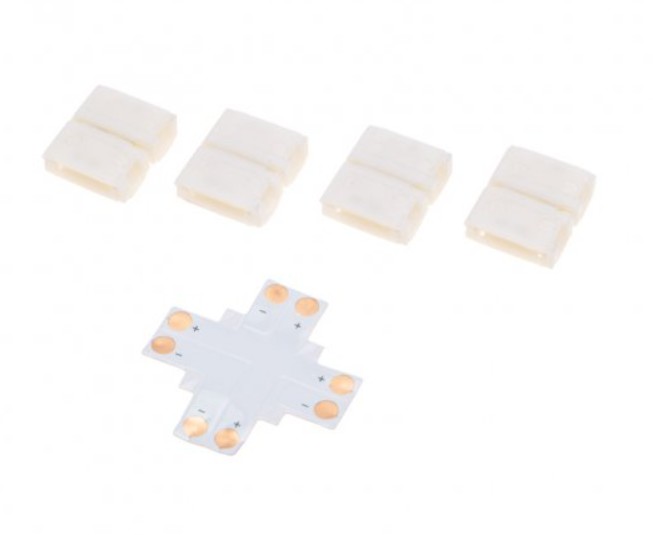 

Коннектор Rexant 148-122 Х-образный для светодиодной ленты SMD 10мм, 148-122