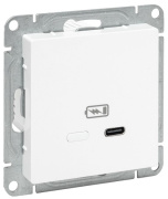 фото Розетка USB  EKF UP1-SOW-USBCF