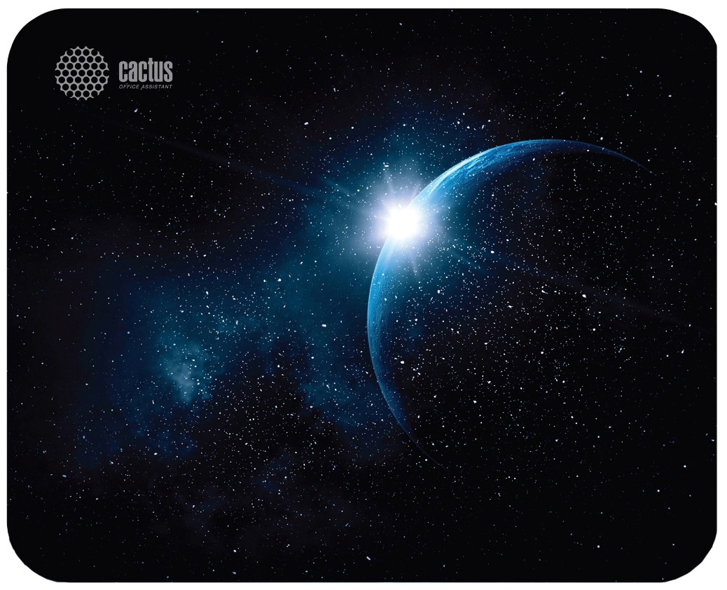 

Коврик для мыши Cactus CS-MPC-P04XS Space рисунок 220x180x2мм, CS-MPC-P04XS