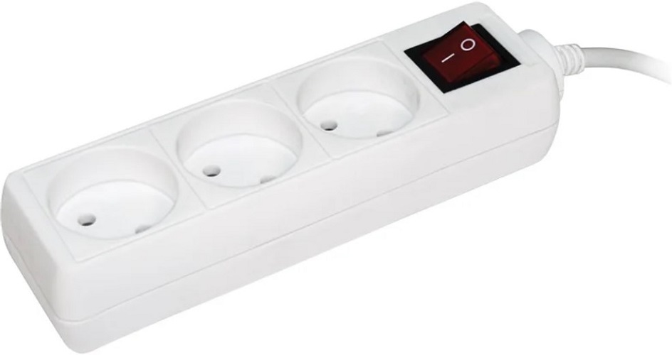 

Удлинитель IEK WYP10-06-03-05-K-N У3К 3 места без заземления 5метров 2х0.75мм2 10А/250, WYP10-06-03-05-K-N