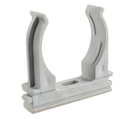 

Клипса Ecoplast 41740-10HF CF40G, без галогена, для труб D40мм (10шт), 41740-10HF