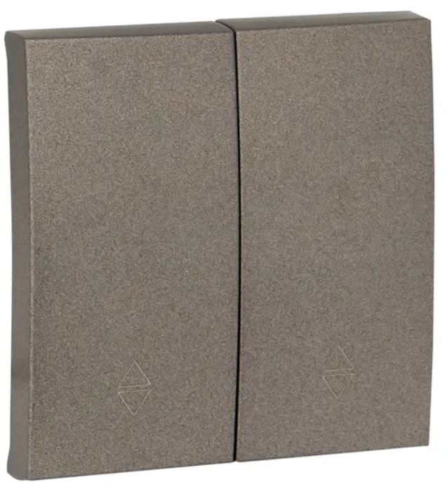 

Клавиша двойная EKF ESV10-L-027-60 Валенсия выключателя проходного 10А графит, ESV10-L-027-60