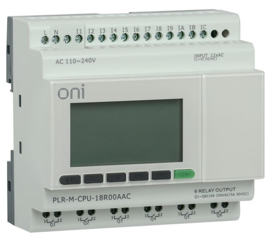 Изображение товара Контроллер программируемый ONI PLR-M-CPU-18R00AAC