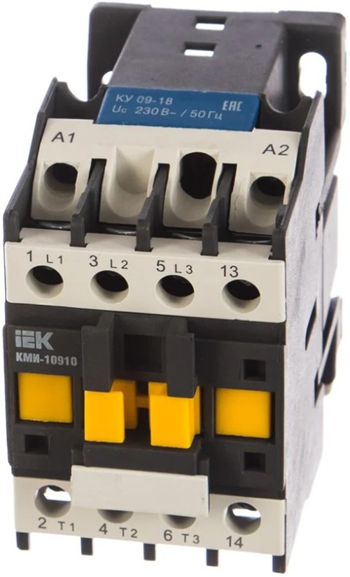 

Контактор IEK KKM11-009-230-10 КМИ-10910 9А 230В/АС3 1НО, KKM11-009-230-10